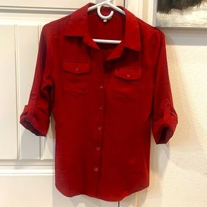 Bright red color shirt